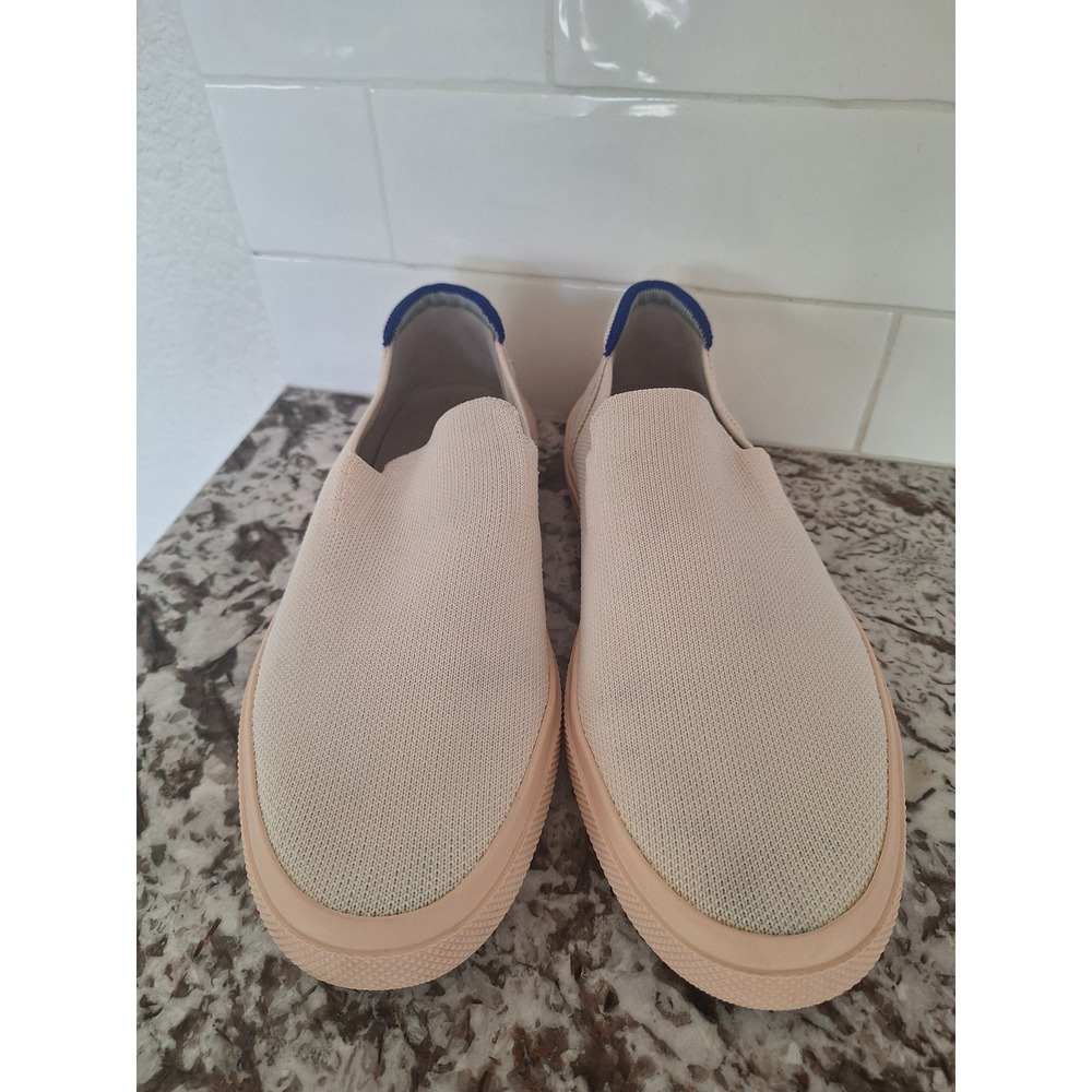 Rothy's The Original Slip On Sneaker beige cream Knit Size 8.5
